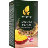 Curtis чай зеленый Fantasy Peach, 25 пакетиков